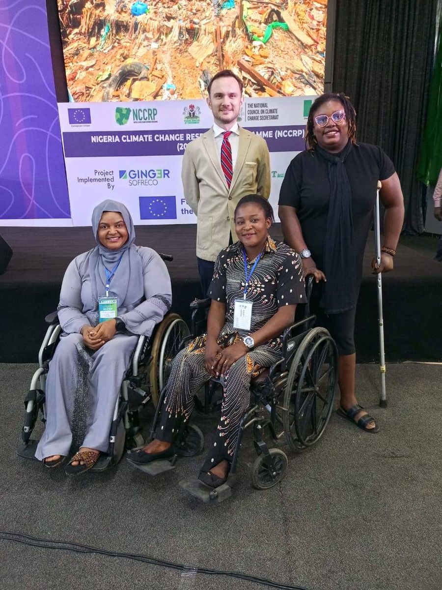 Persons with disabilities participating in a GDGI climate resilience programme