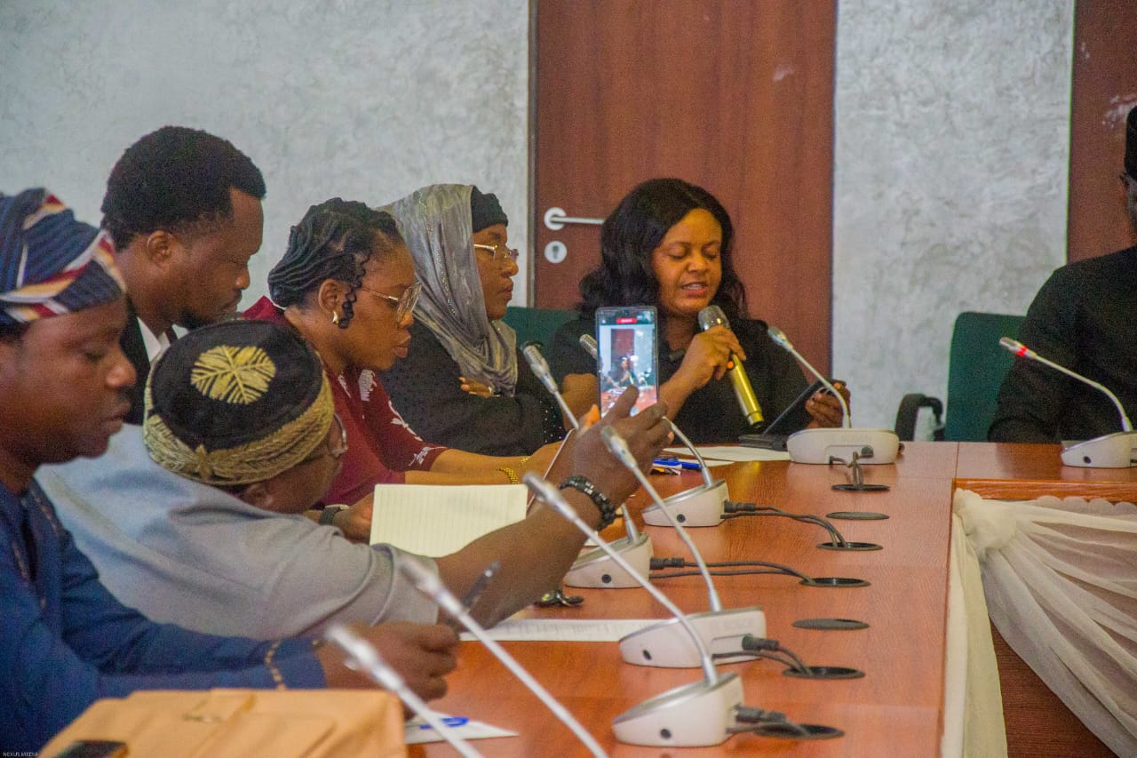 Stakeholders following proceedings in Committee Room 301